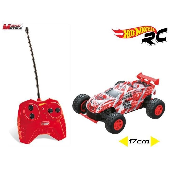 MONDO MOTORS - Véhicule radiocommandé - Hot Wheels Rock Monster - Bu