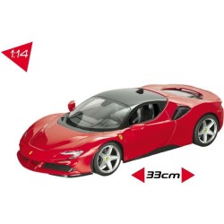 MONDO MOTORS - Véhicule radiocommandé - Effets lumineux - Ferrari SF90 Stradale - Voiture - �chelle 1:14eme