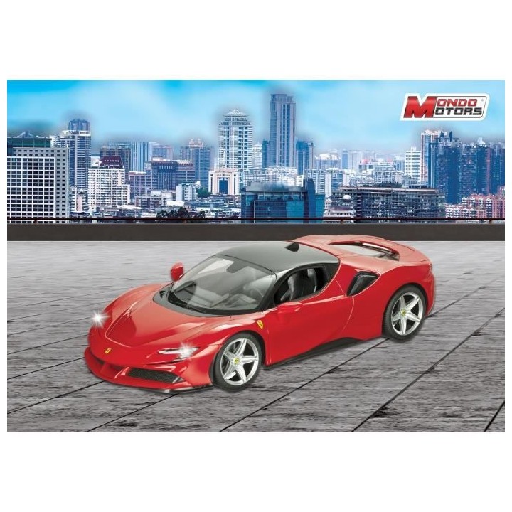 MONDO MOTORS - Véhicule radiocommandé - Effets lumineux - Ferrari SF