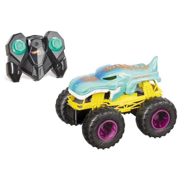 MONDO MOTORS - Véhicule radiocommandé - Hot Wheels Mega Wrex - Monst
