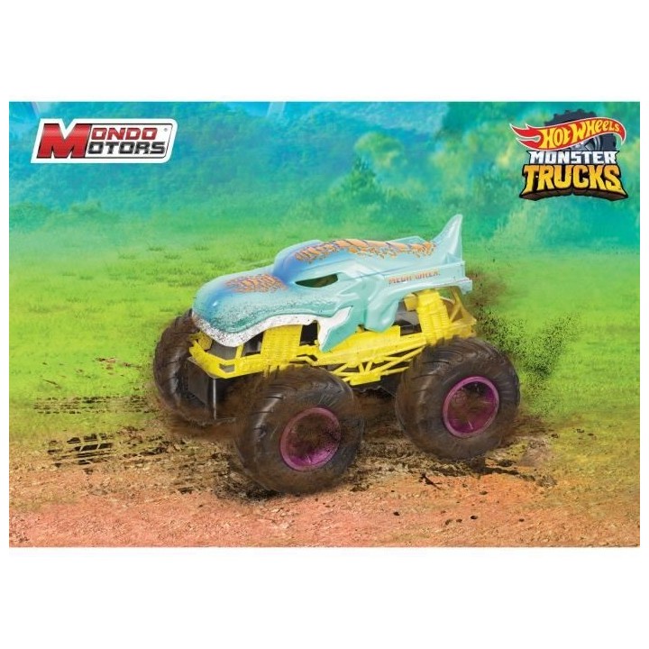 MONDO MOTORS - Véhicule radiocommandé - Hot Wheels Mega Wrex - Monst