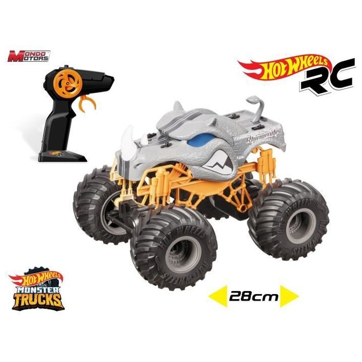 MONDO MOTORS - Véhicule radiocommandé - Effets lumineux - Hot Wheels