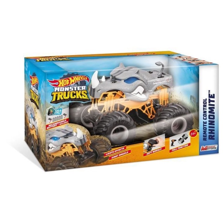 MONDO MOTORS - Véhicule radiocommandé - Effets lumineux - Hot Wheels