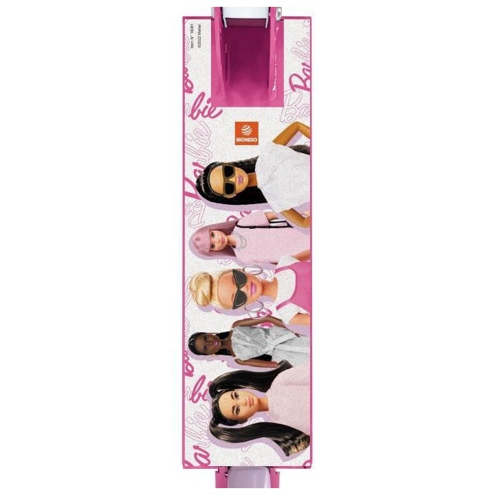 MONDO - Trottinette / Patinette 2 roues pliable - Barbie