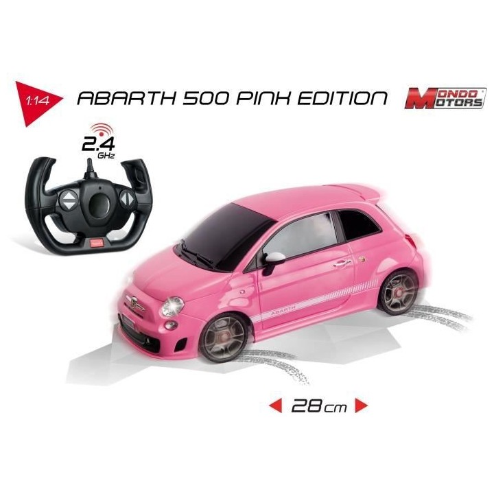 MONDO MOTORS - Véhicule radiocommandé - Effets lumineux - Fiat Abart
