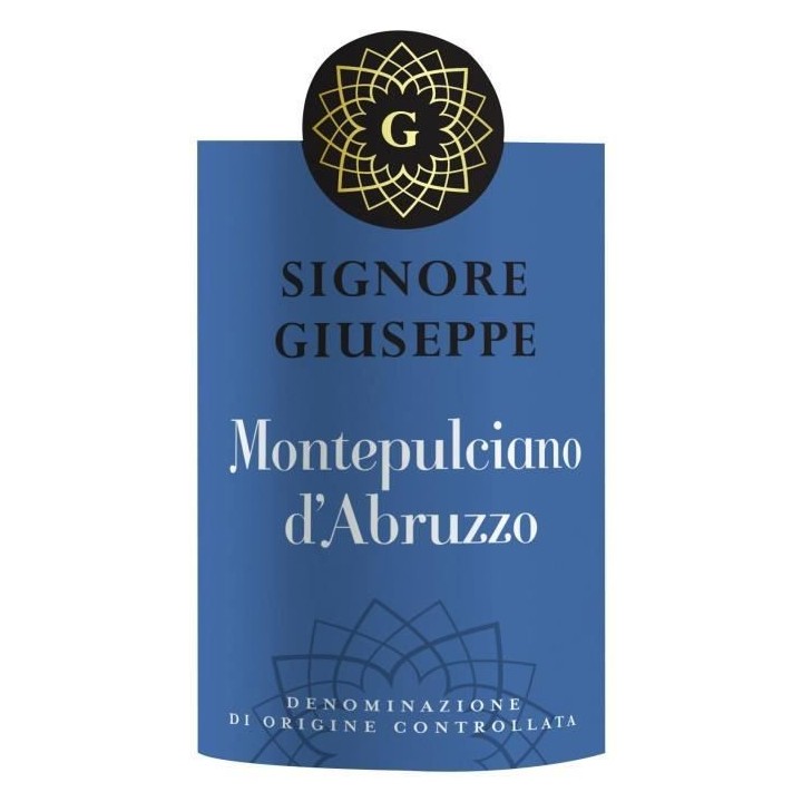 Signore Giuseppe 2020 Montepulciano d'Abruzzo - Vin rouge d'Italie