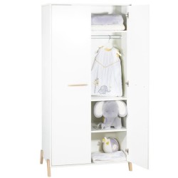 Babyprice - JOY NATUREL - Armoire 2 Portes