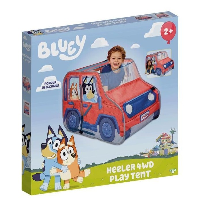 Tente de jeu pop-up BLUEY - Le 4x4 de la famille Heeler - Tente de je