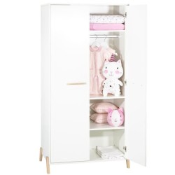 Babyprice - JOY NATUREL - Armoire 2 Portes