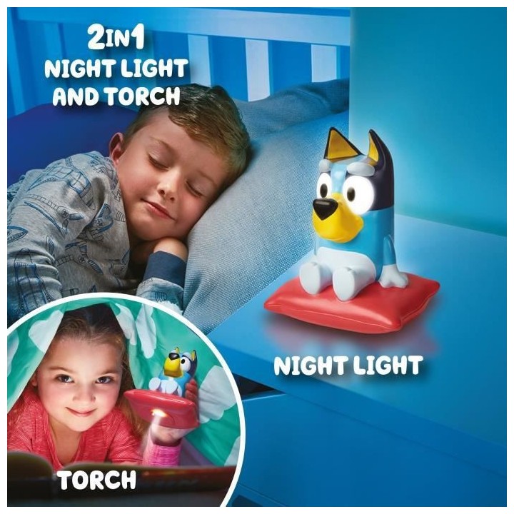 Veilleuse et lampe torche GoGlow Buddy BLUEY
