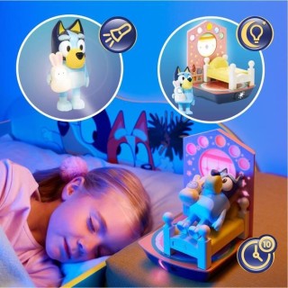 GoGlow Dream BLUEY Veilleuse et réveil éducatif 3 en 1 avec lampe