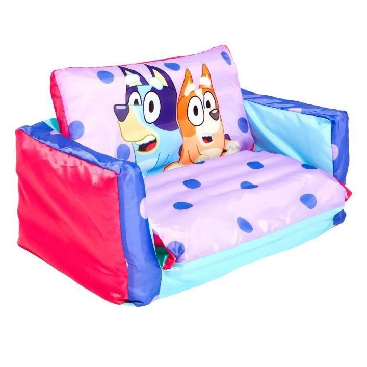 Mini canapé convertible - canapé-lit gonflable pour enfants BLUEY
