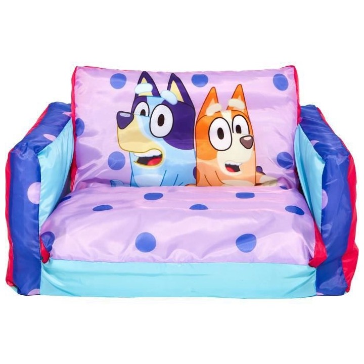 Mini canapé convertible - canapé-lit gonflable pour enfants BLUEY