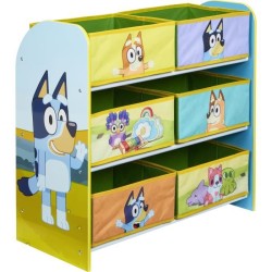 Meuble de rangement pour chambre d'enfant avec 6 bacs BLUEY