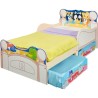 Lit pour enfants avec espace de rangement sous le lit BLUEY