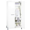 Babyprice - JOY GRIS - Armoire 2 Portes