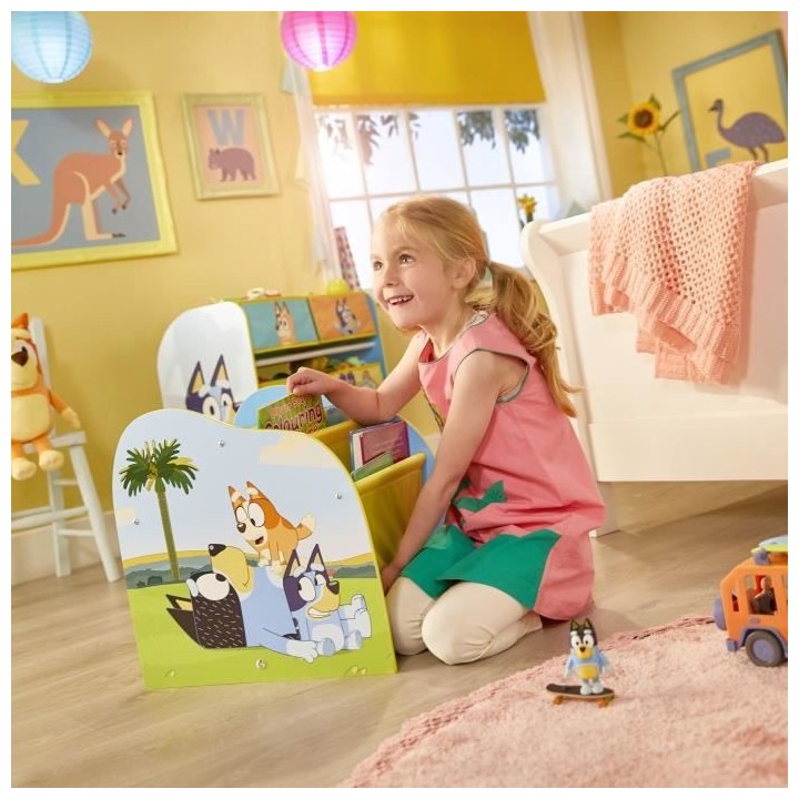 Bibliotheque a pochettes pour enfants - Rangement de livres pour chamb