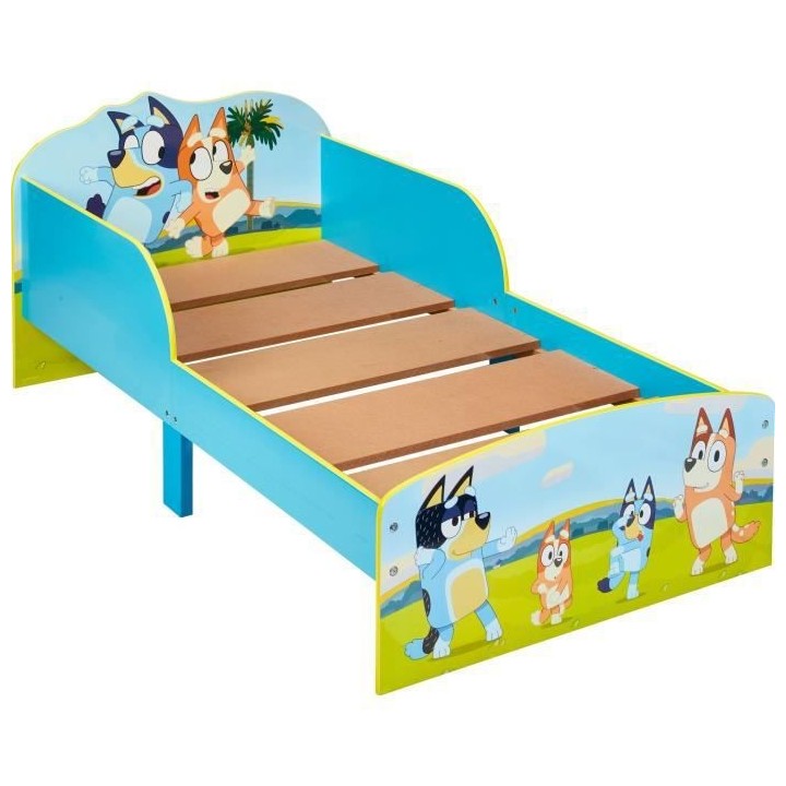 Lit pour enfants avec espace de rangement sous le lit BLUEY