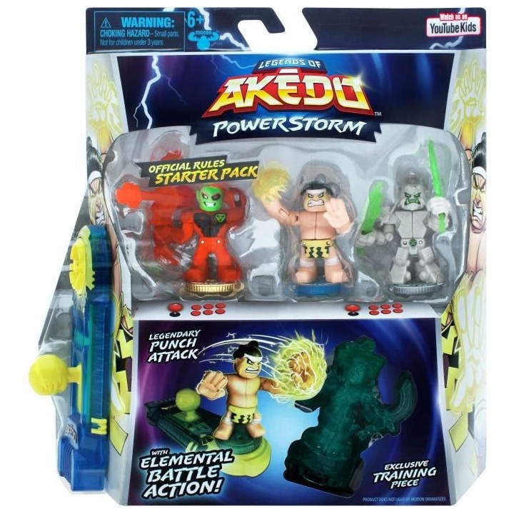 Figurine Training Pack Powerstorm - Akedo MOOSE TOYS