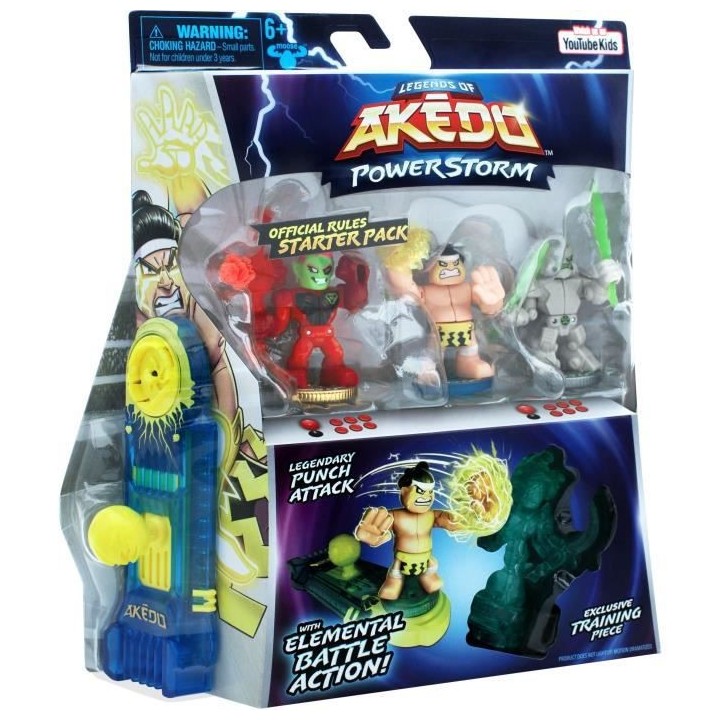 Figurine Training Pack Powerstorm - Akedo MOOSE TOYS