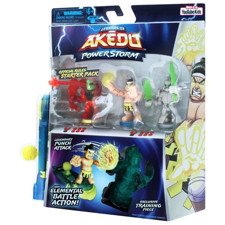 Figurine Training Pack Powerstorm - Akedo MOOSE TOYS