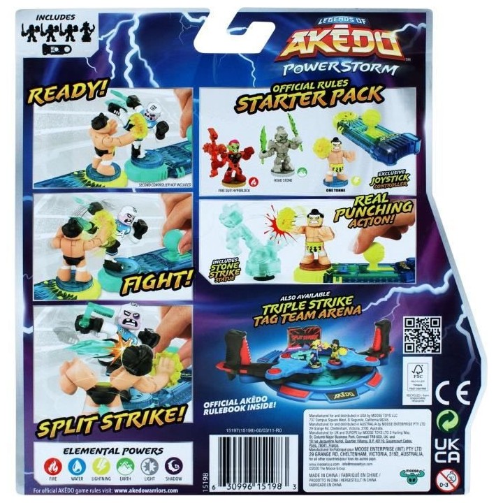 Figurine Training Pack Powerstorm - Akedo MOOSE TOYS