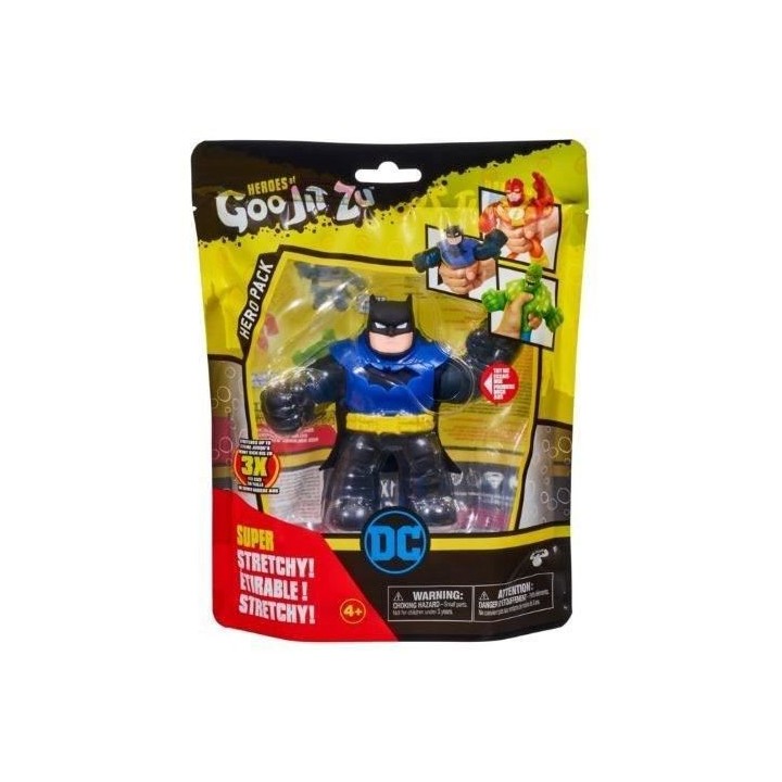 Figurine Batman Armure bleue 11cm - Goo Jit Zu DC Comics MOOSE TOYS