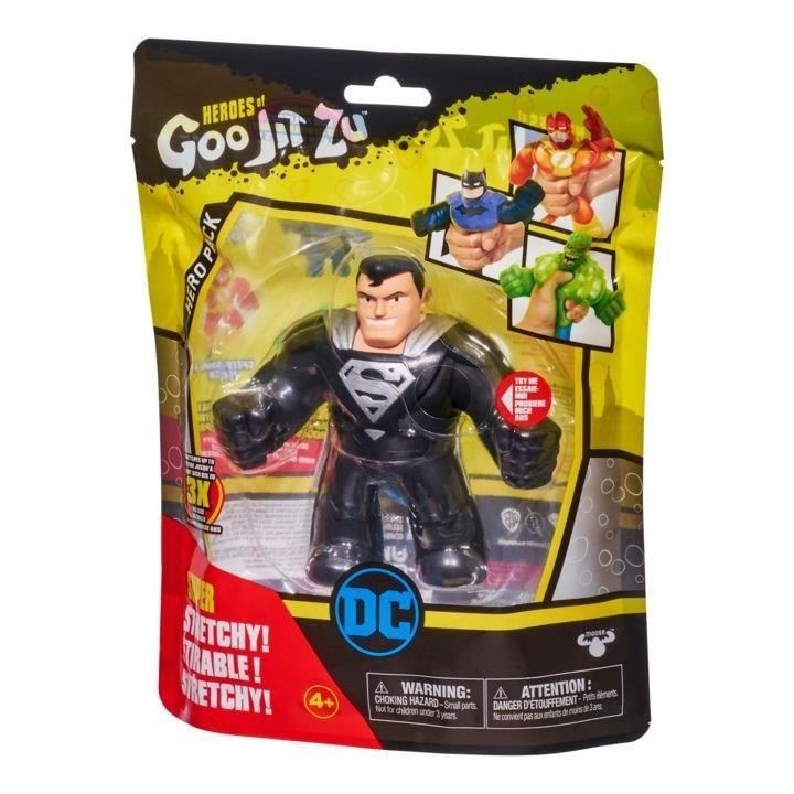 Figurine - Superman Armure noire 11cm - Goo Jit Zu DC Comics MOOSE TOY