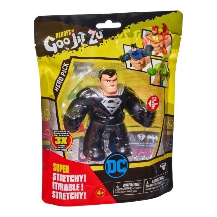 Figurine - Superman Armure noire 11cm - Goo Jit Zu DC Comics MOOSE TOY