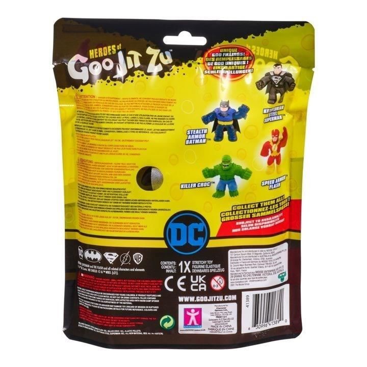 Figurine - Superman Armure noire 11cm - Goo Jit Zu DC Comics MOOSE TOY