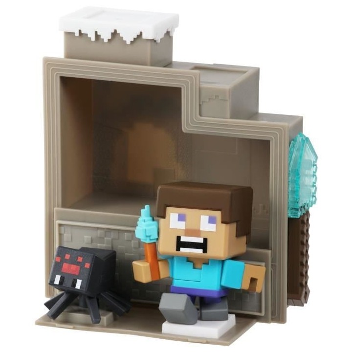 Figurine - Minecraft Claves & Cliffs Adventure World - Trésor X MOOSE