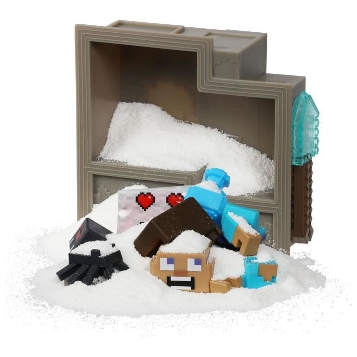 Figurine - Minecraft Claves & Cliffs Adventure World - Trésor X MOOSE