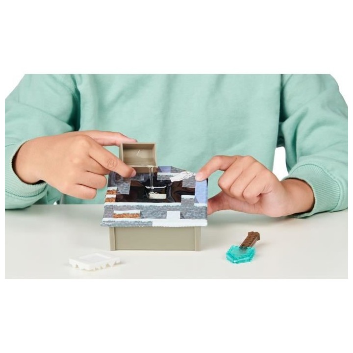 Figurine - Minecraft Claves & Cliffs Adventure World - Trésor X MOOSE