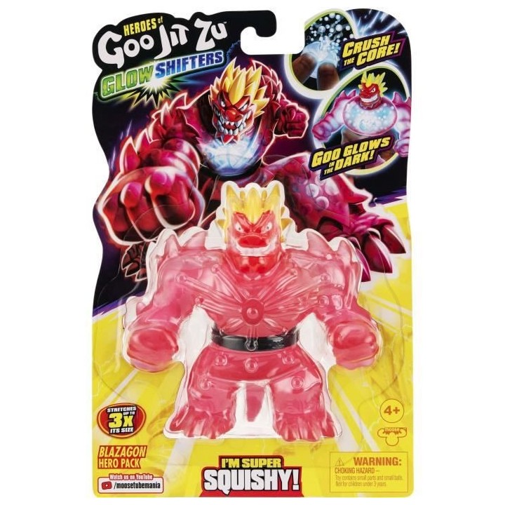 Figurines 11cm Glow Shifters - Goo Jit Zu Saison 5 MOOSE TOYS