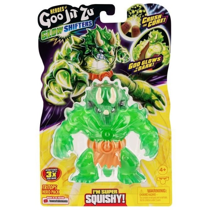Figurines 11cm Glow Shifters - Goo Jit Zu Saison 5 MOOSE TOYS