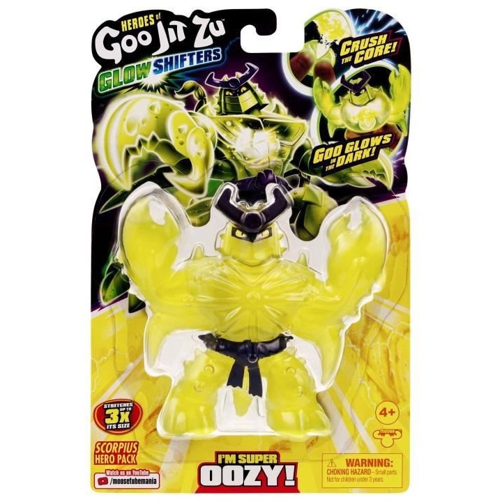 Figurines 11cm Glow Shifters - Goo Jit Zu Saison 5 MOOSE TOYS