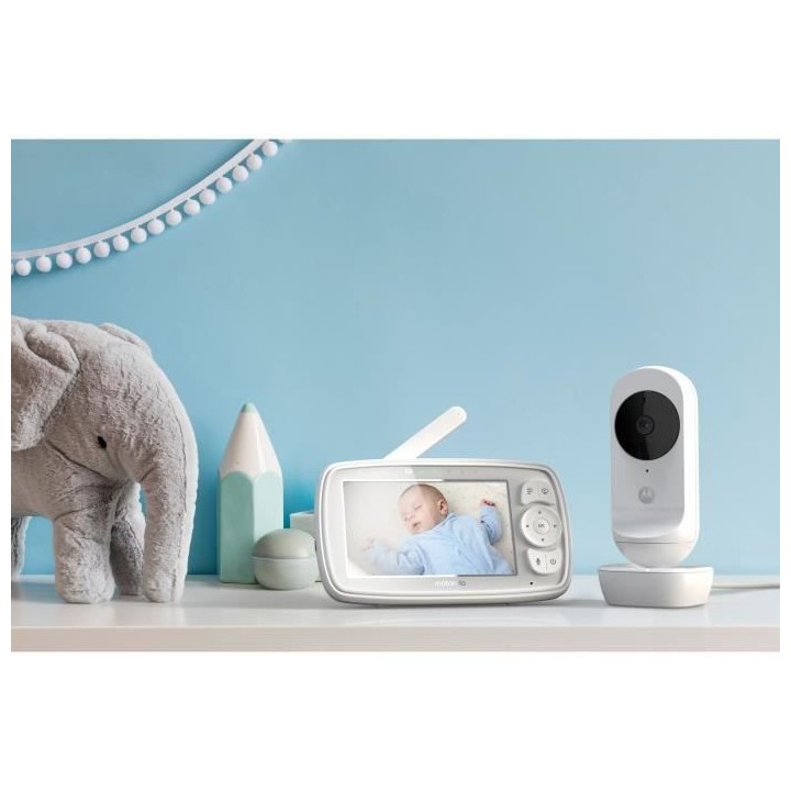 Ecoute bébé VM 44 CONNECT 2 EN 1 WIFI SUR TEL + Gd ECRAN 4,3 - Tempe