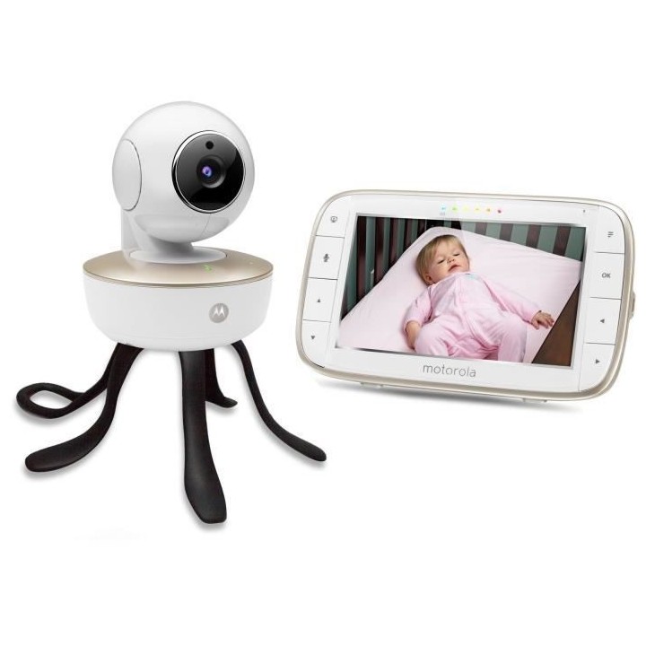 Ecoute bébé VM55 TRAVEL MAX ECRAN 5 Zoom motorisé 360° - camera su