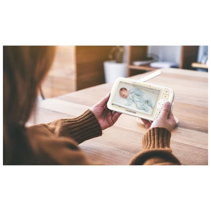 Ecoute bébé VM 65 CONNECT 2EN1 WIFI SUR TEL + VIDEO ECRAN 5 avec pie