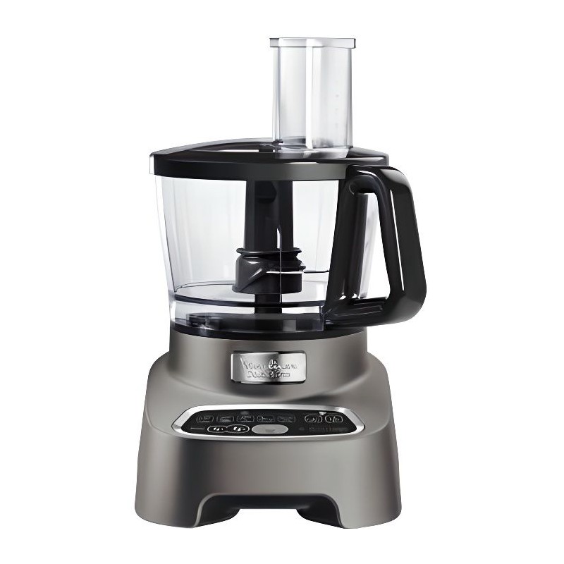 MOULINEX FP827E10 Robot multifonction Blender Mixeur 6 vitesses Sécurité renforcée Smoothies 10 accessoires DoubleForce