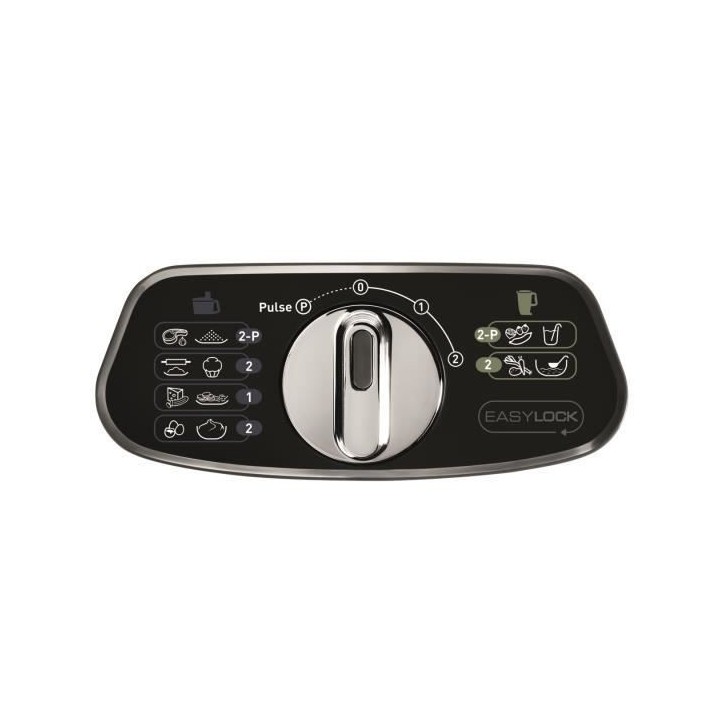 Robot multifonction MOULINEX DoubleForce FP821811 - Noir - 1000 W - Bo