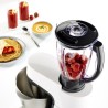 MOULINEX Robot pâtissier + Blender 1,5 L, Bol 4,6 L, 8 vitesses + Pulse, Kit pâtisserie complet, Masterchef Gourmet YY5170FG