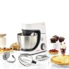 MOULINEX Robot pâtissier + Blender 1,5 L, Bol 4,6 L, 8 vitesses + Pulse, Kit pâtisserie complet, Masterchef Gourmet YY5170FG