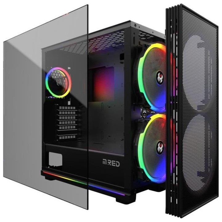 MRED - Boîtier PC Gamer ATX - RGB Storm Destroyer Alpha-G