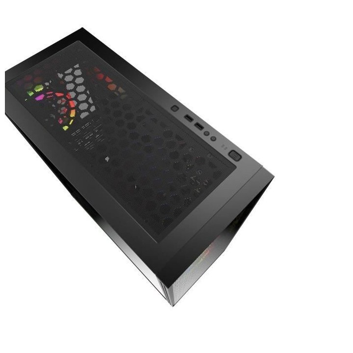 MRED - Boîtier PC Gamer ATX - RGB Black Destroyer Gamma-G