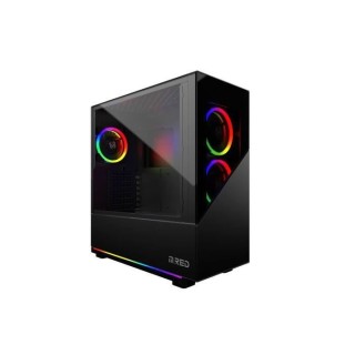 MRED - Boîtier PC Gamer ATX - Noir RGB Elite