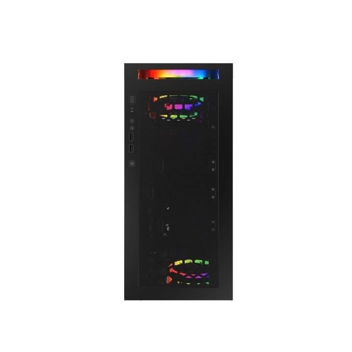 MRED - Boîtier PC Gamer ATX - Blanc RGB Elite