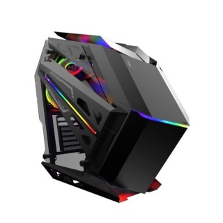 MRED - Boîtier PC Gamer ATX - RGB Stealth Fighter