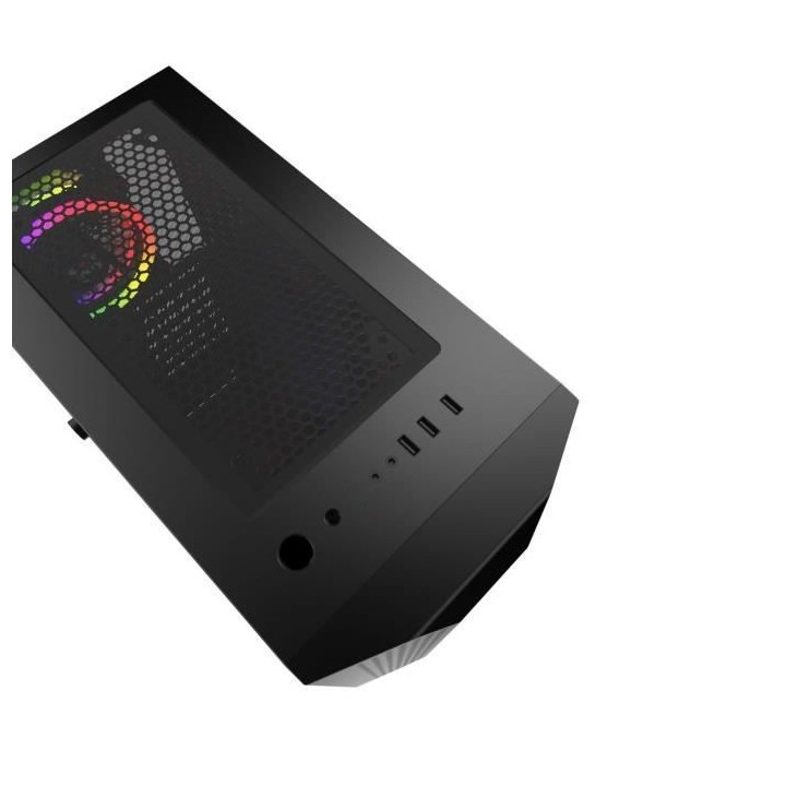 MRED - Boîtier PC Gamer ATX - Noir RGB Dream Eyes
