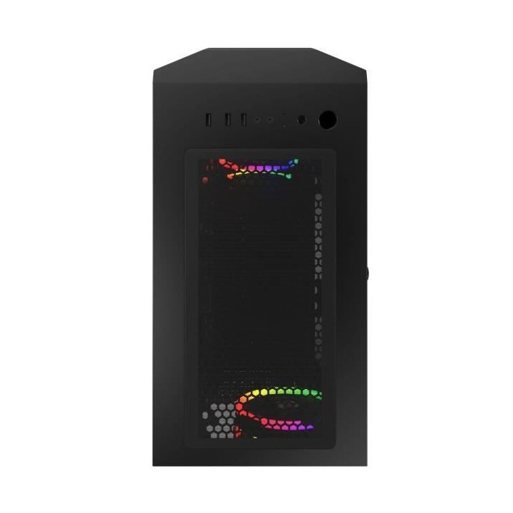 MRED - Boîtier PC Gamer ATX - Noir RGB Dream Eyes